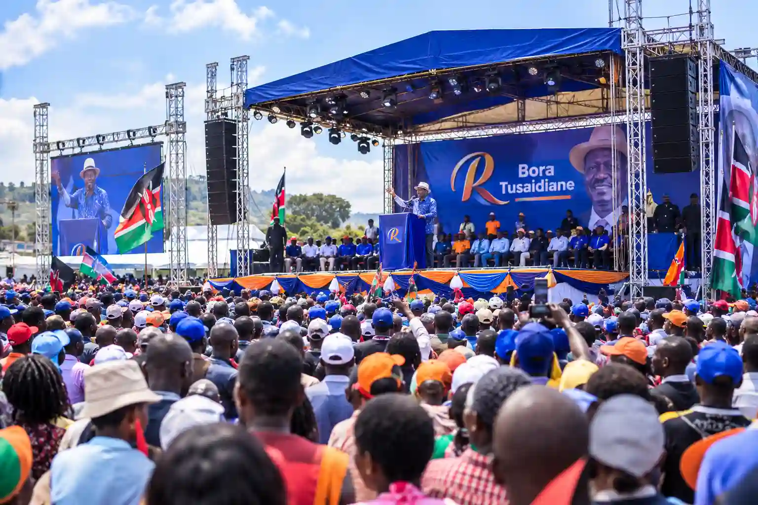 how to plan a political rally in Kenya