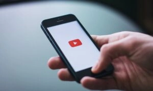 YouTube advertising in Kenya — YouTube app open on a smartphone